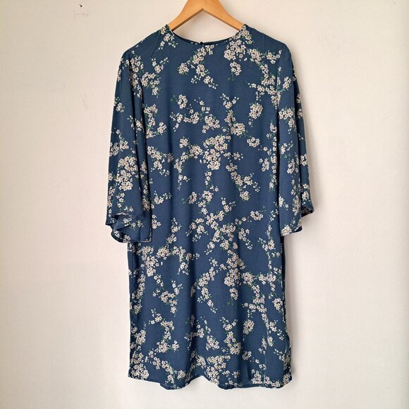 GP & J BAKER x H&M Women Floral Dress 3/4 Sleeve Size 8 Multicolor Preowned - Picture 10 of 11